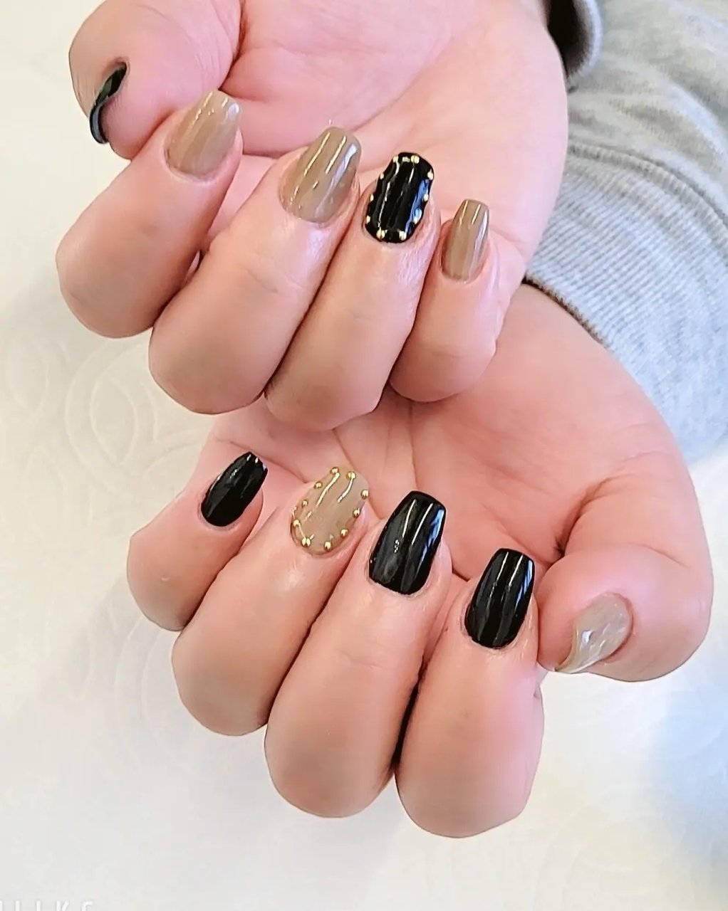 オールシーズン ハンド ワンカラー ミディアム ブラウン Nail Salon Rose 56のネイルデザイン No 707 ネイルブック