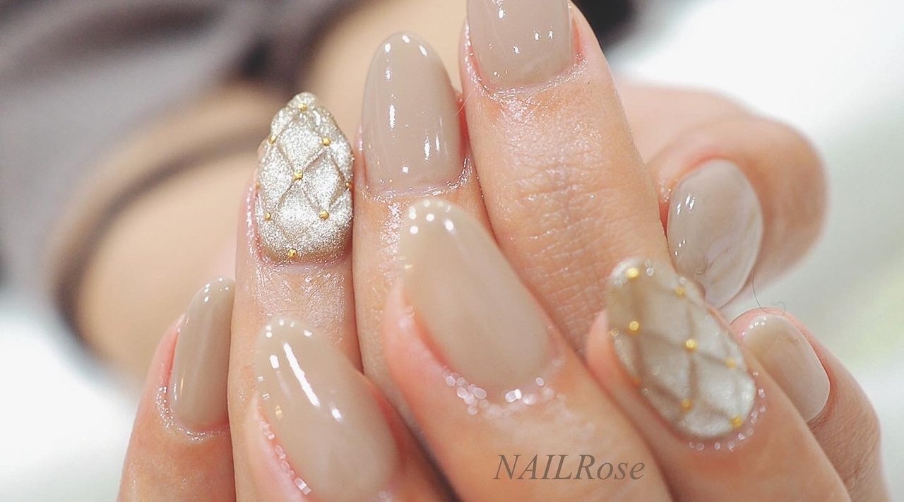 春 秋 オールシーズン 入学式 シンプル Nailroseのネイルデザイン No ネイルブック