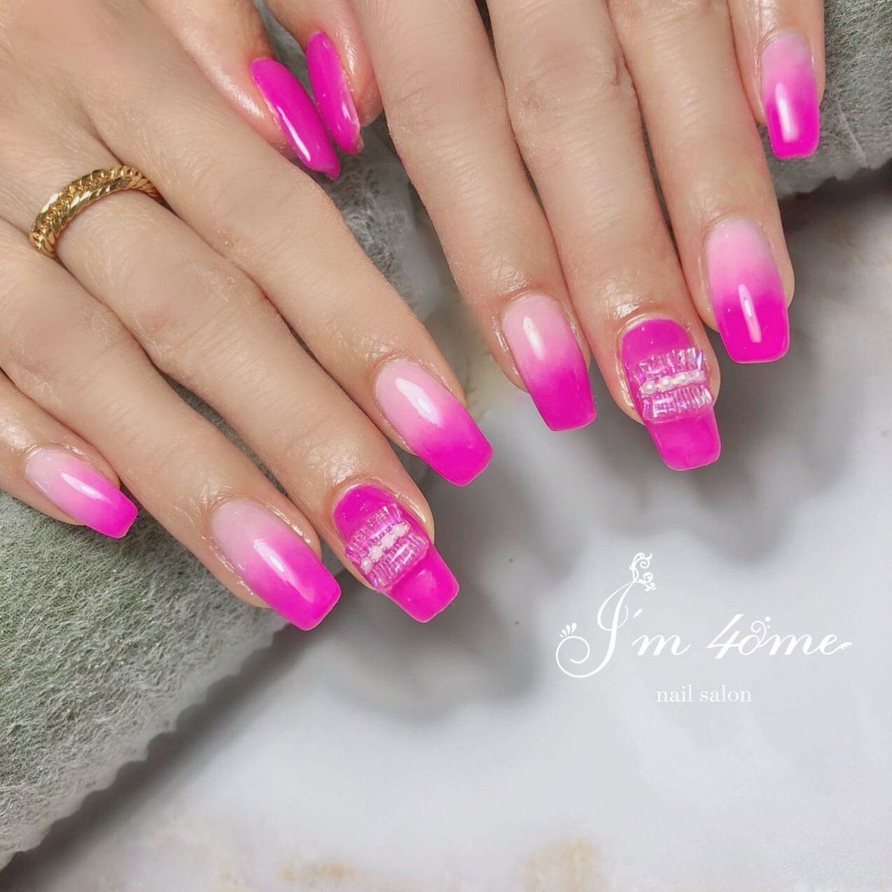 春 夏 ハンド グラデーション ワンカラー Hitomiのネイルデザイン No ネイルブック