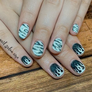 炎ネイルのネイルデザイン ネイルブック