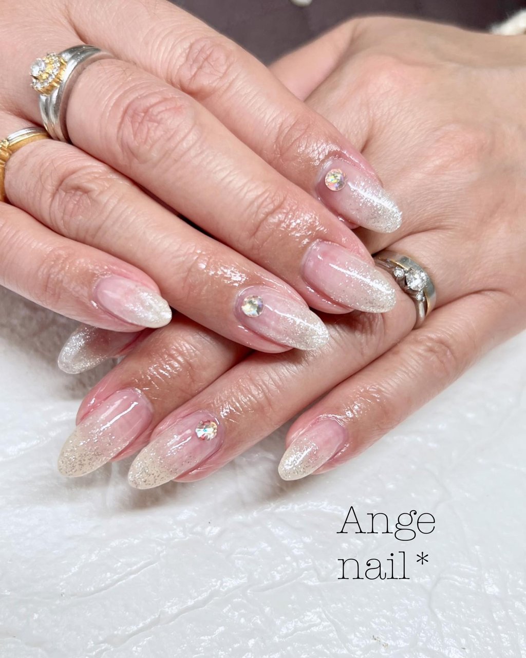 卒業式 入学式 旅行 ブライダル ハンド Ange Nailのネイルデザイン No ネイルブック