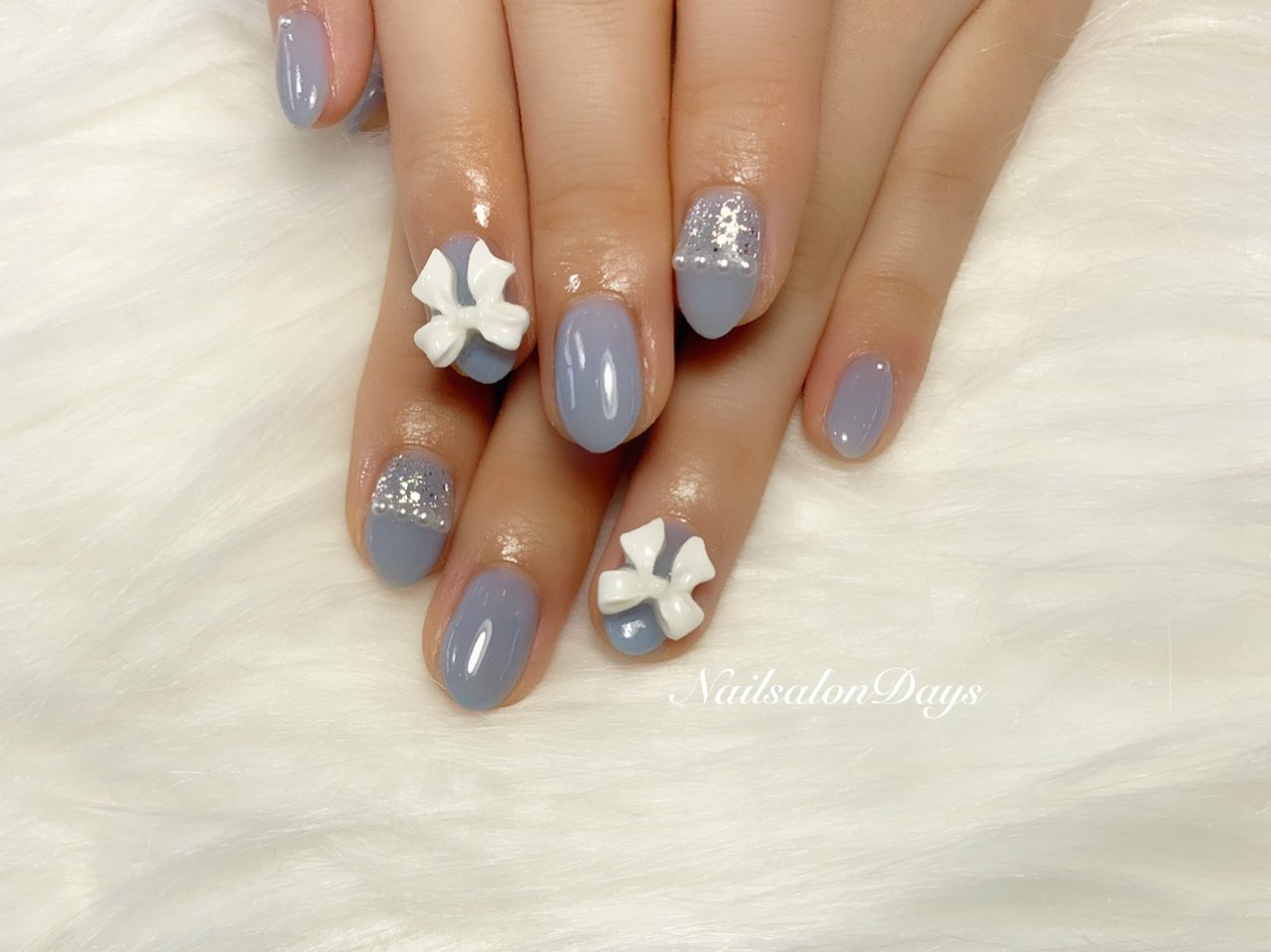 春 卒業式 入学式 ブライダル ハンド Nail Salon Daysのネイルデザイン No ネイルブック