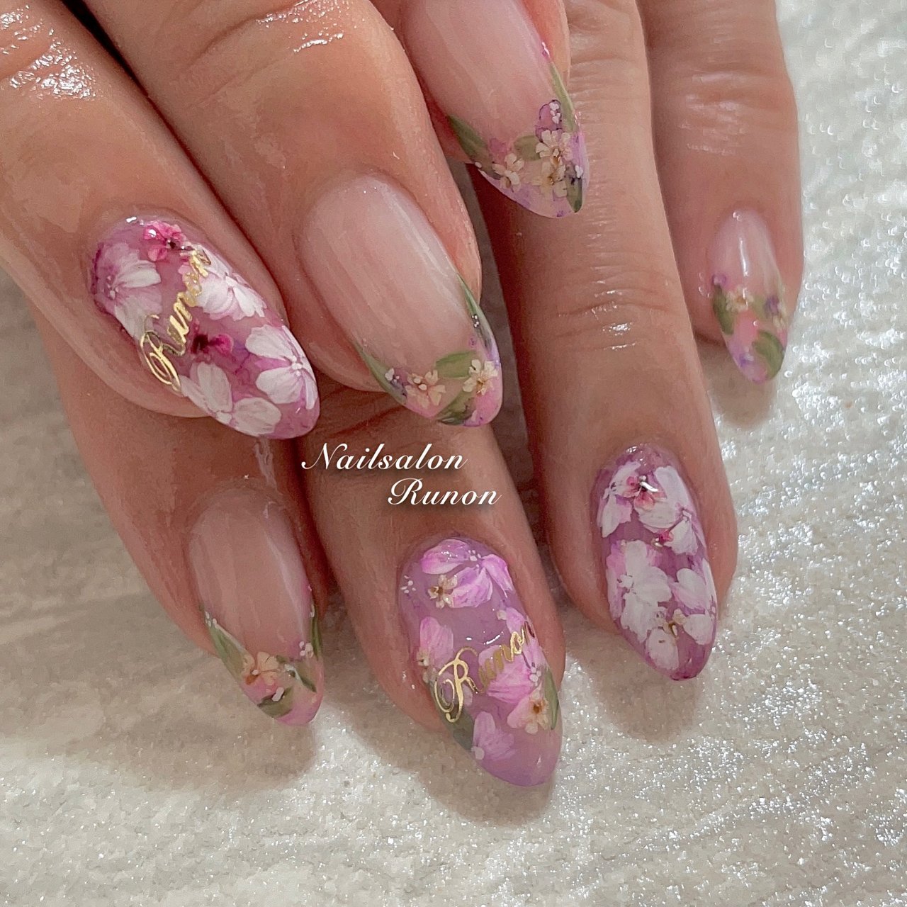 春 オールシーズン 入学式 オフィス ハンド Runonのネイルデザイン No ネイルブック