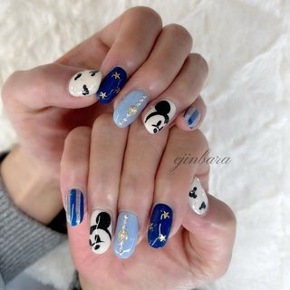 ミッキーネイルのネイルデザイン ネイルブック