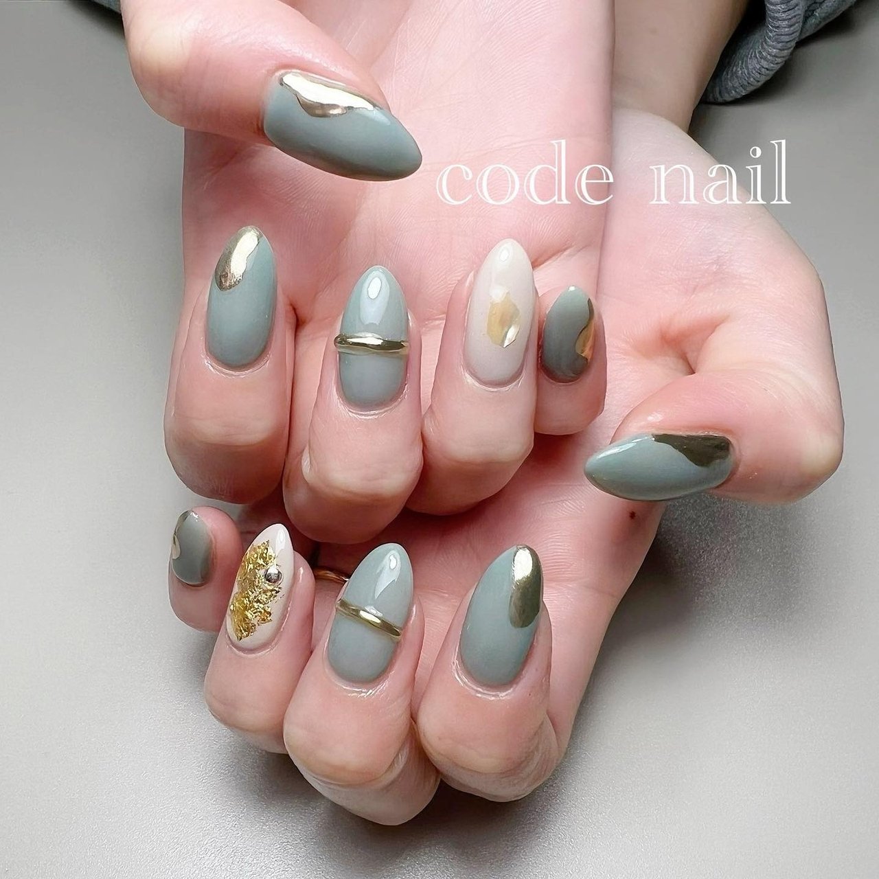 春 冬 オールシーズン ハンド シンプル Code Nail Gifu コードネイルのネイルデザイン No 709 ネイルブック