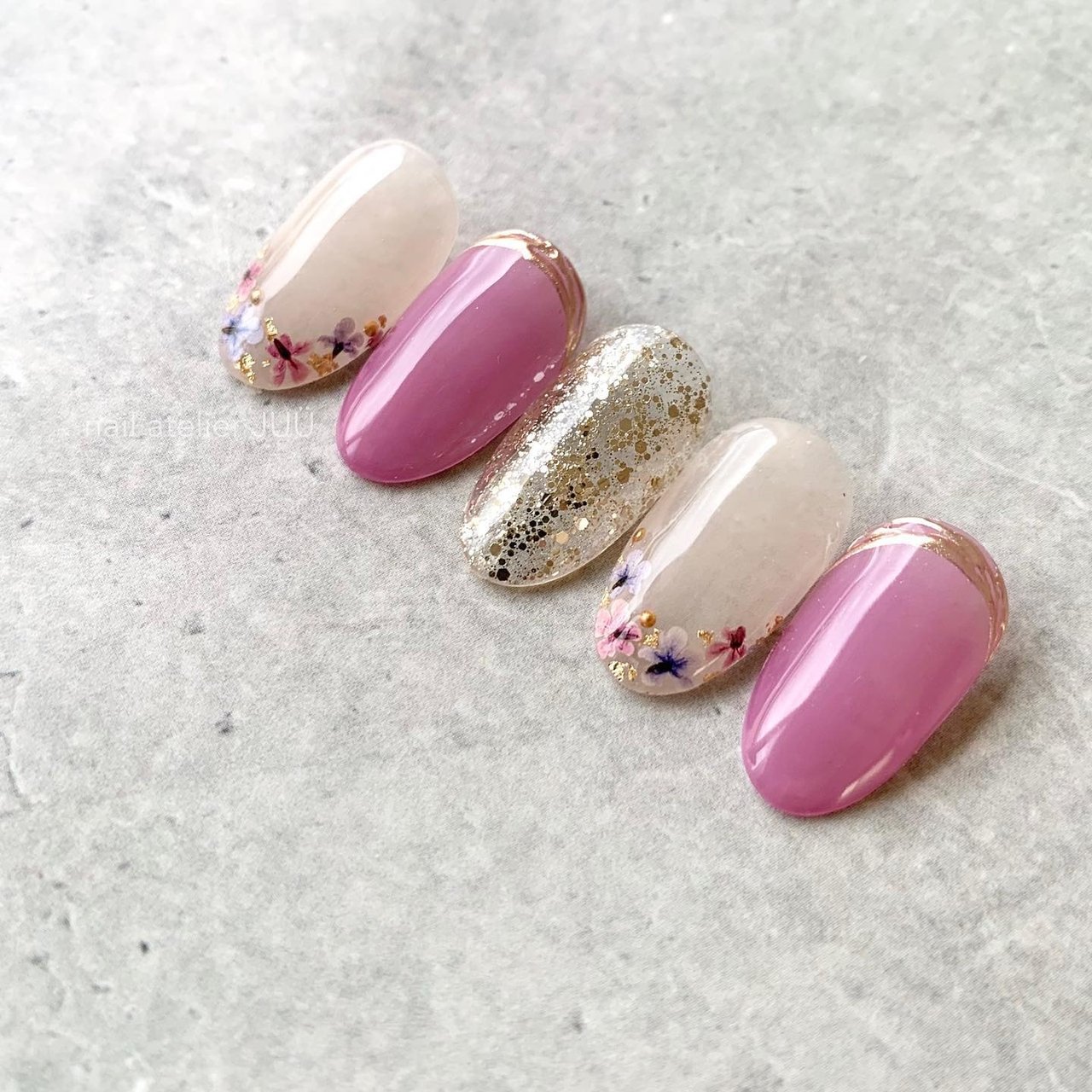 春 卒業式 入学式 デート ハンド Nail Atelier Juu ジュー のネイルデザイン No ネイルブック