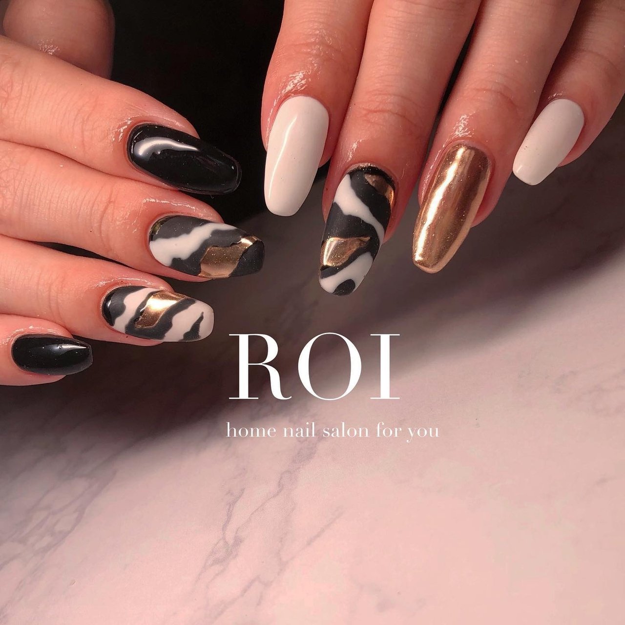 冬 ハロウィン パーティー ハンド ワンカラー Roi Home Nail Salon For You のネイルデザイン No ネイルブック