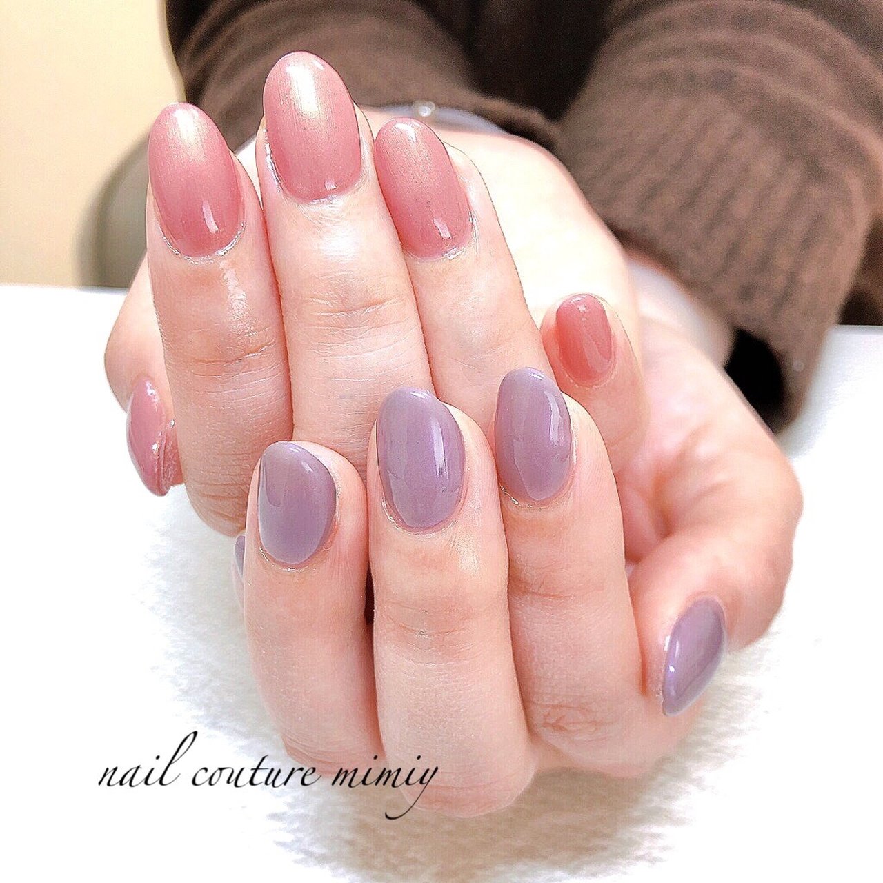 オールシーズン ハンド シンプル ショート ジェルネイル Nail Couture Mimiyのネイルデザイン No ネイルブック