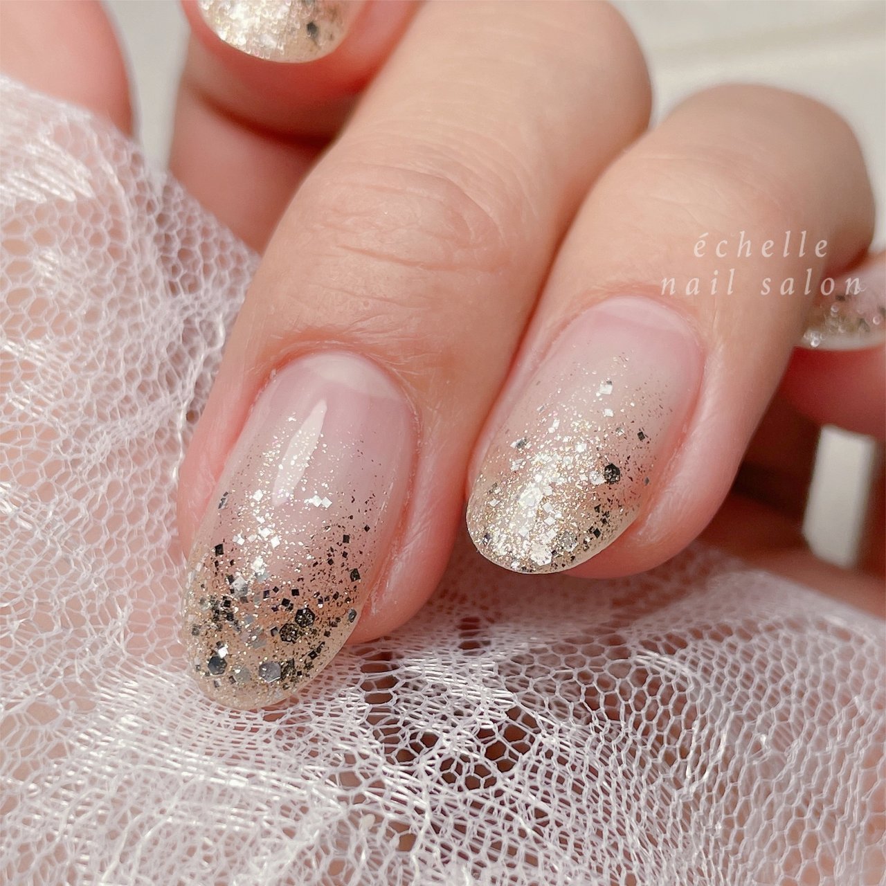 春 オールシーズン 入学式 ブライダル ハンド ネイルサロン エシェルのネイルデザイン No ネイルブック