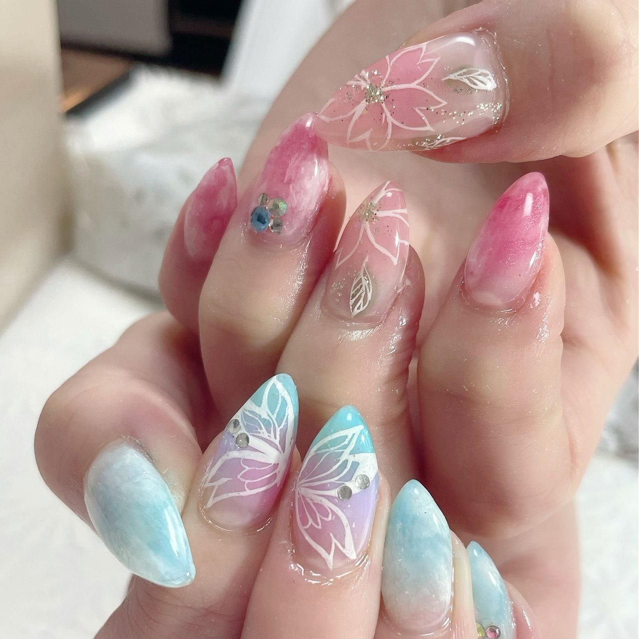 春 ライブ パーティー 女子会 ハンド Only Nail 西船橋南口徒歩6分 のネイルデザイン No ネイルブック