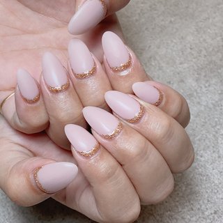 ベビーピンクネイルのネイルデザイン ネイルブック