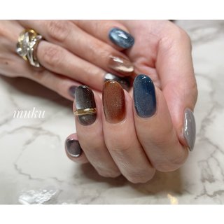 リングラインネイルのネイルデザイン ネイルブック