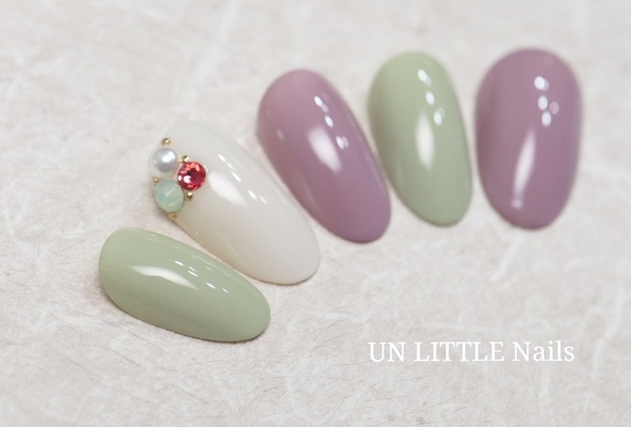 春 浴衣 オフィス 女子会 ハンド Glicina Private Salon グリシーナ プライベートサロン のネイル デザイン No ネイルブック