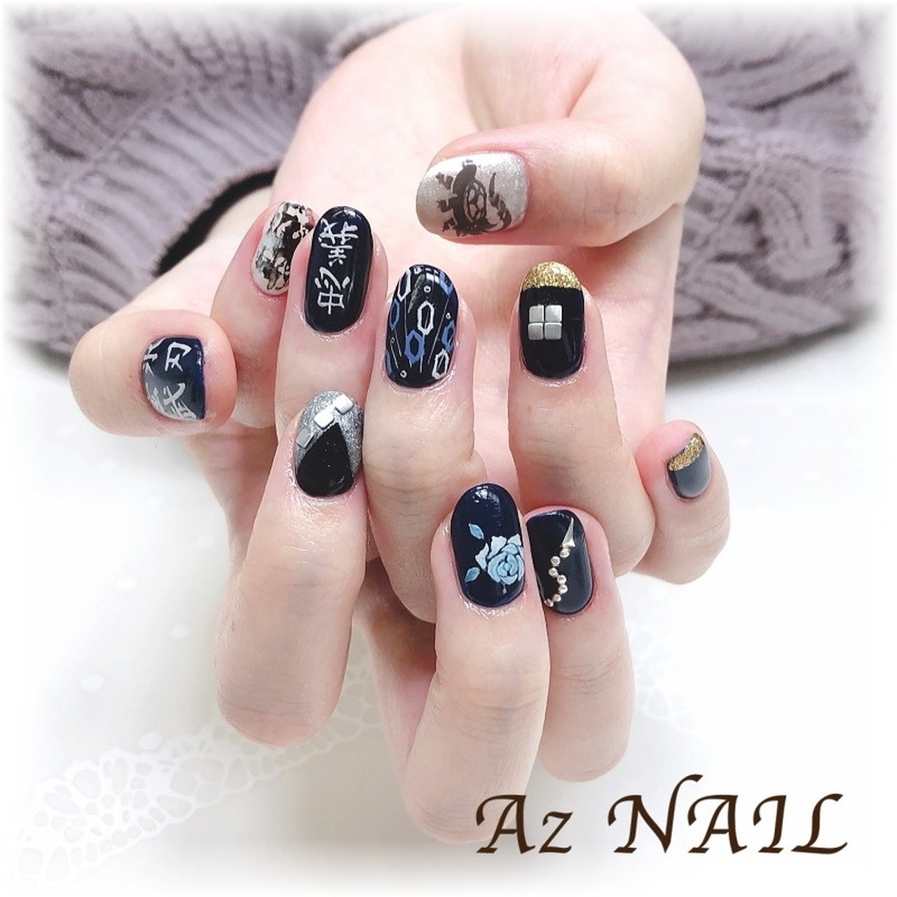 オールシーズン/ライブ/ハンド/アニマル柄/フラワー - Az NAIL オールシーズン/ライブ/ハンド/アニマル柄/フラワー - Az NAIL