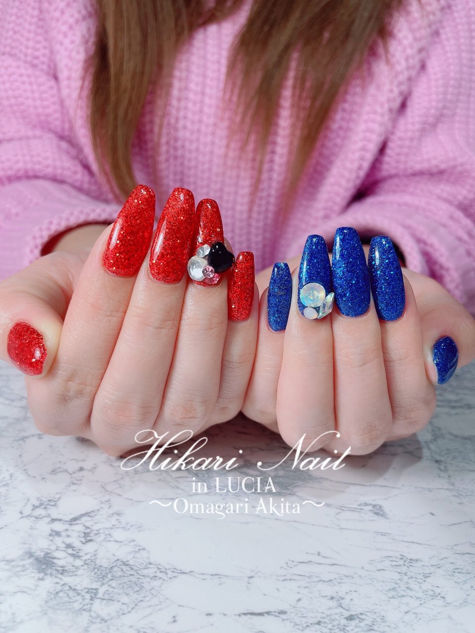 夏 リゾート ライブ パーティー ハンド 大曲hikari Nail ﾋｶﾘﾈｲﾙのネイルデザイン No ネイルブック