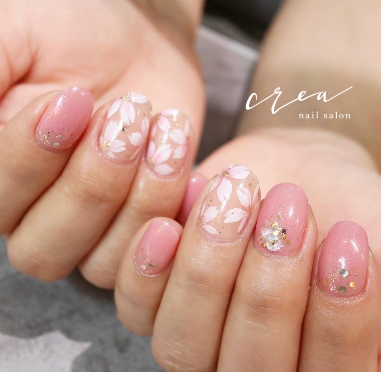 春/卒業式/入学式/デート/ハンド - nailsalon crea 小川ちえの
