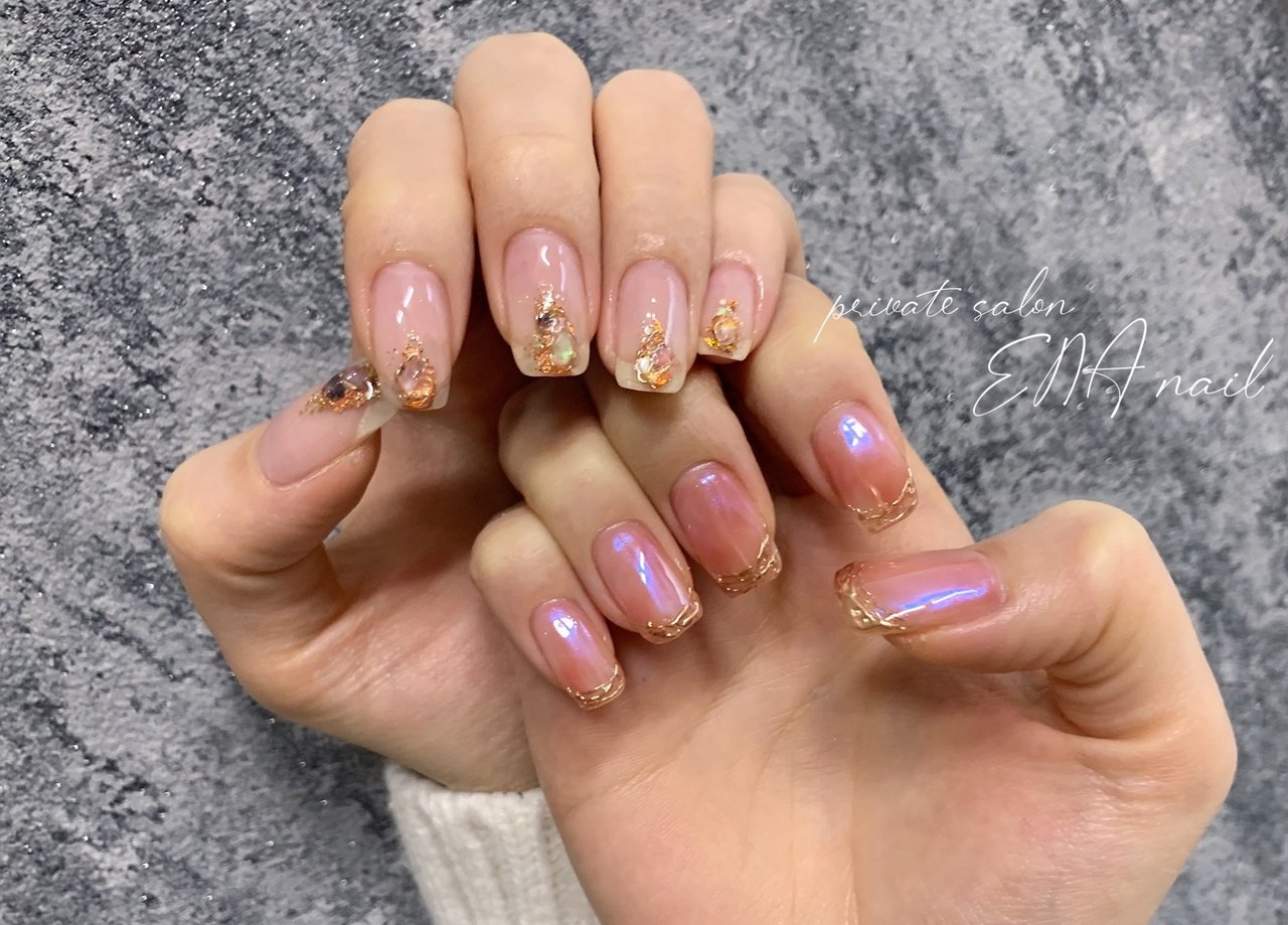 春 夏 オールシーズン ハンド シンプル Enanail Oitaのネイルデザイン No ネイルブック