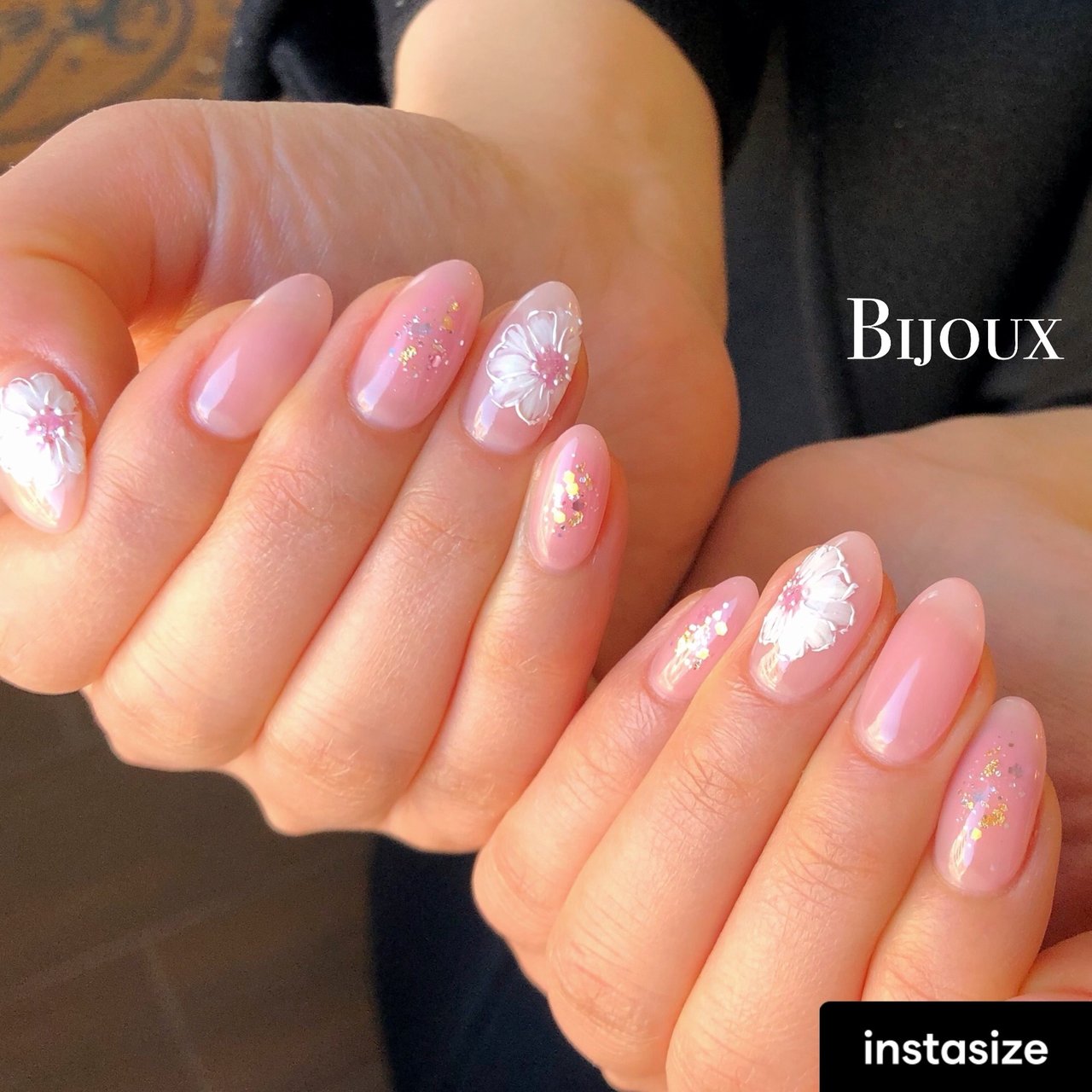 夏 オールシーズン デート ハンド シンプル Nailsalonbijouxのネイルデザイン No ネイルブック