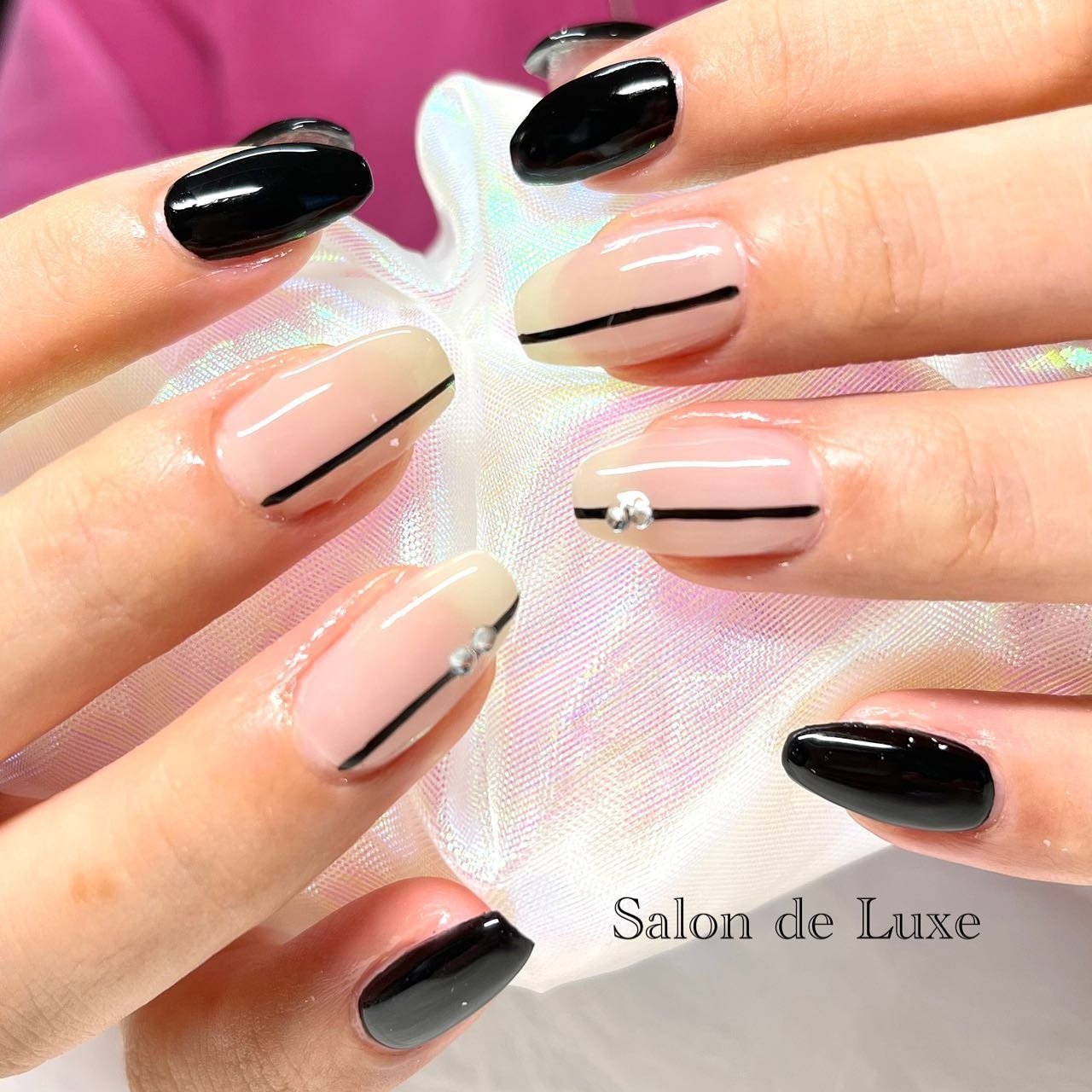 オールシーズン 卒業式 ライブ パーティー シンプル Salonde Luxeのネイルデザイン No ネイルブック