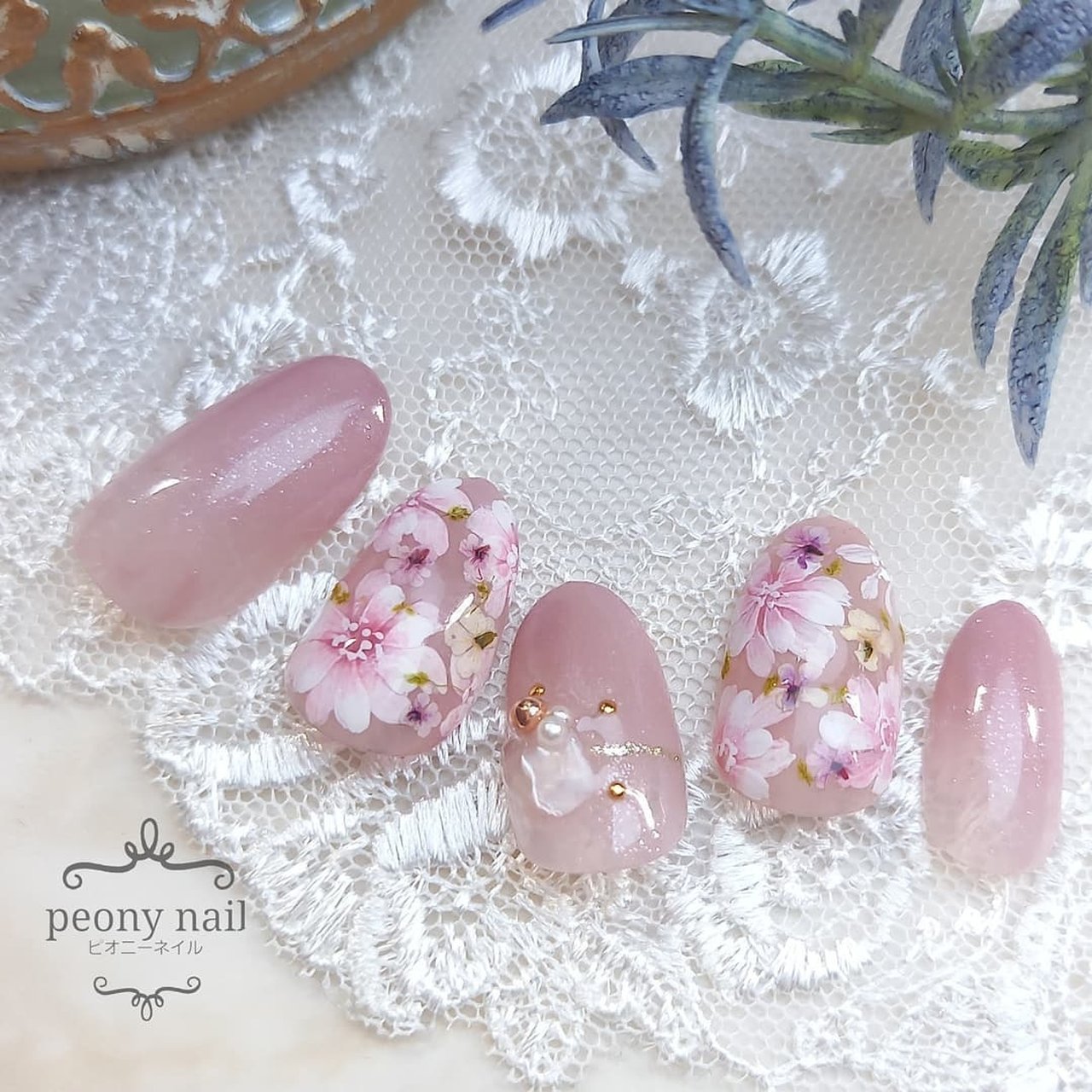 春 卒業式 入学式 オフィス ハンド Peony Nail ピオニーネイル横浜のネイルデザイン No ネイルブック