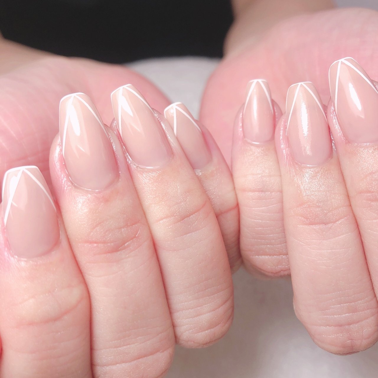 春 オールシーズン ハンド シンプル フレンチ Nooknailのネイルデザイン No ネイルブック