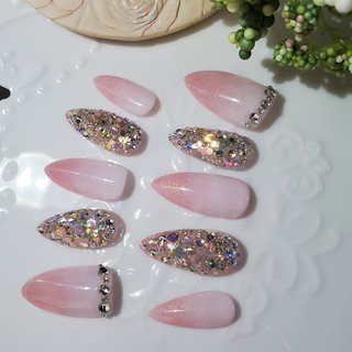 おすすめ順 ビジュー セリアジェルのネイルデザイン ネイルブック