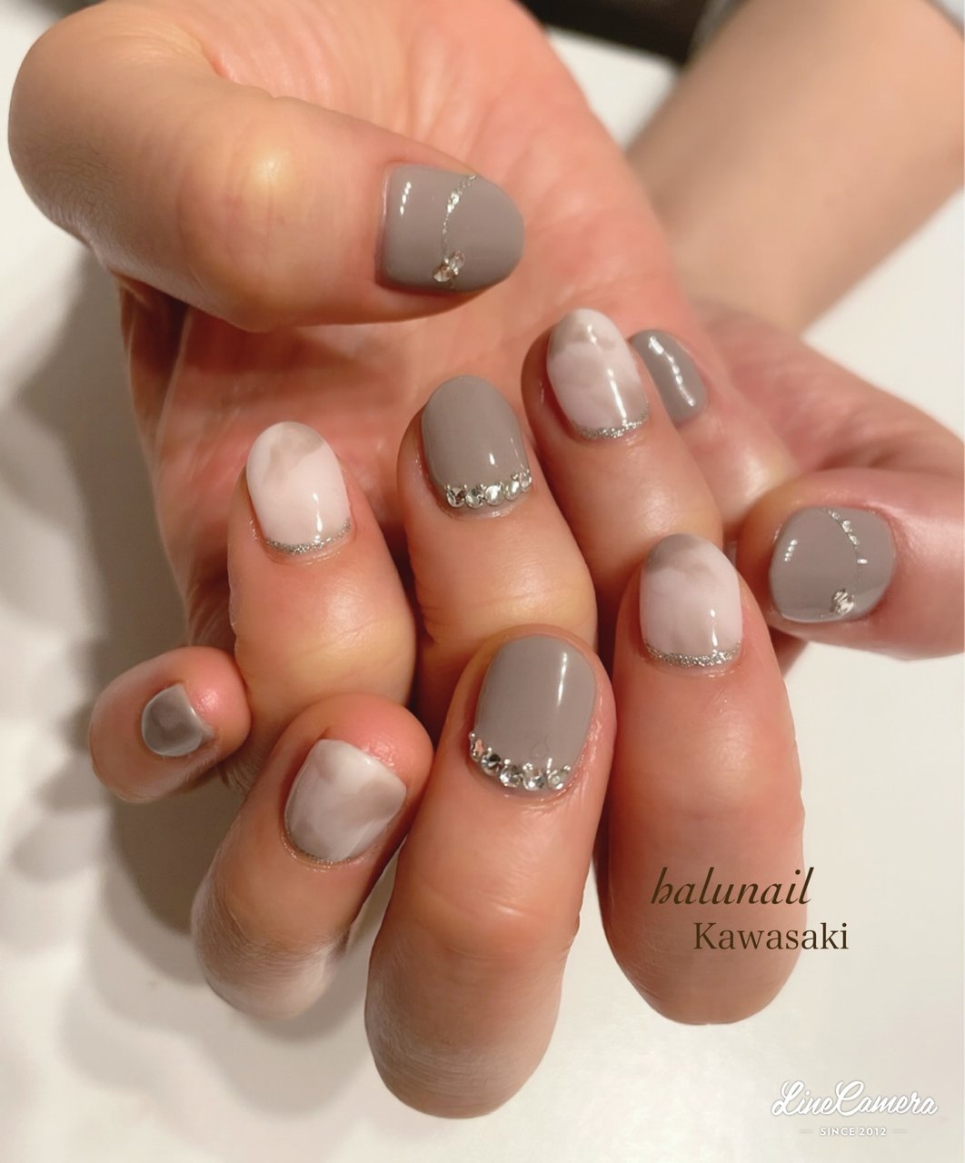 オールシーズン 卒業式 入学式 オフィス ハンド Halu Nailのネイルデザイン No ネイルブック