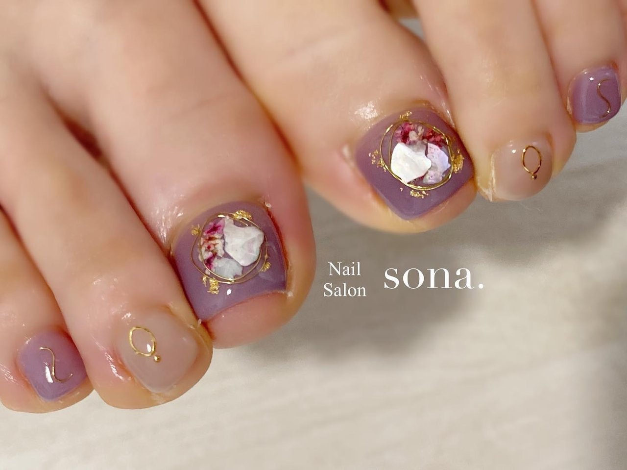 春 夏 オフィス ブライダル フット Sona ソナ のネイルデザイン No ネイルブック