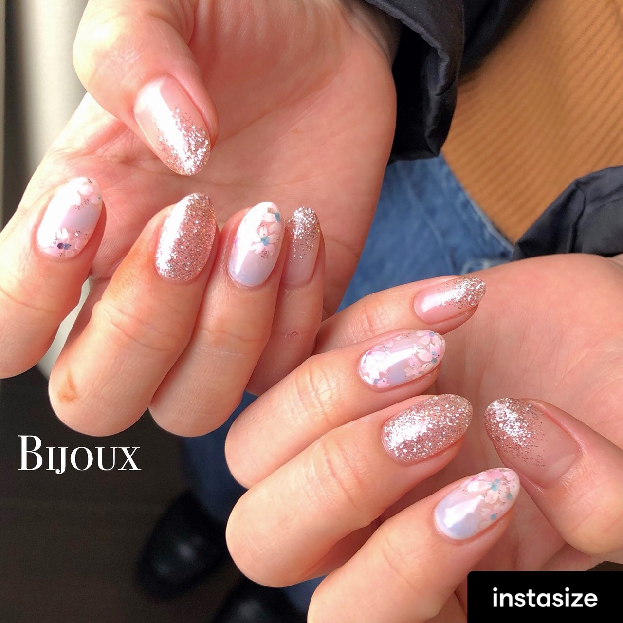 春 卒業式 入学式 ハンド シンプル Nailsalonbijouxのネイルデザイン No ネイルブック