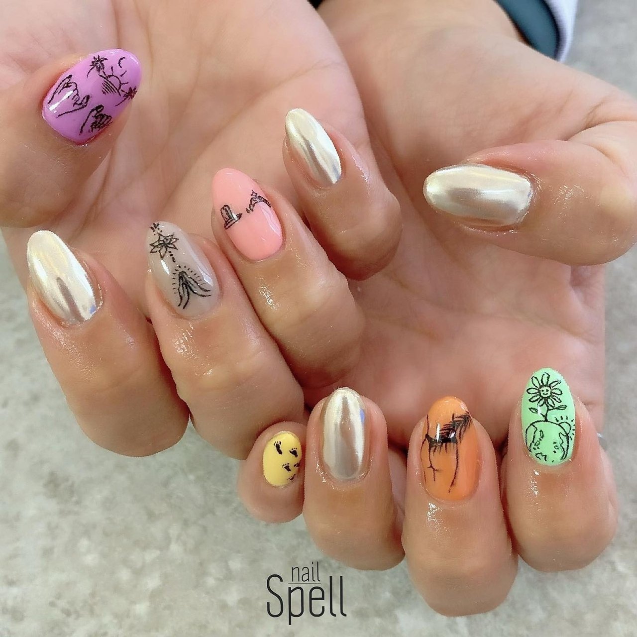Nailspell Azusaのネイルデザイン No ネイルブック
