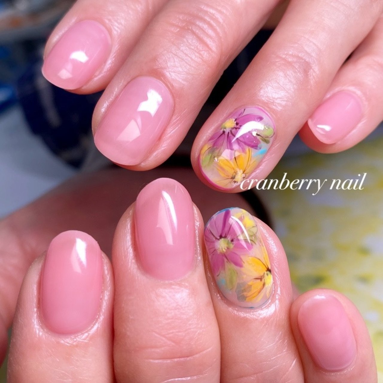 春 夏 オールシーズン 卒業式 ハンド 所沢ネイルサロン Cranberry Nailのネイルデザイン No ネイルブック