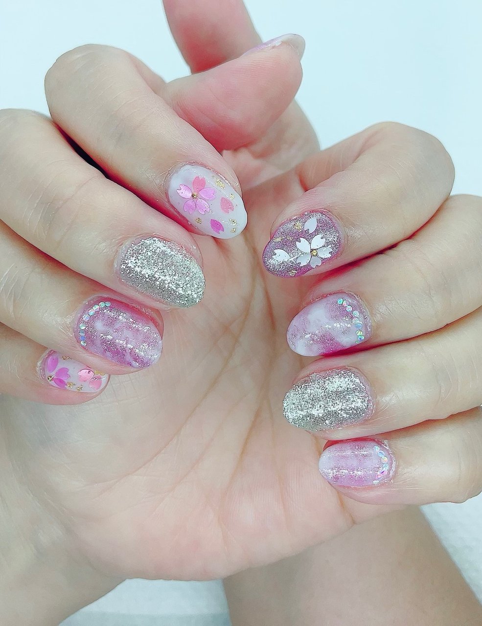 夏 成人式 卒業式 入学式 ハンド White ホワイト のネイルデザイン No ネイルブック