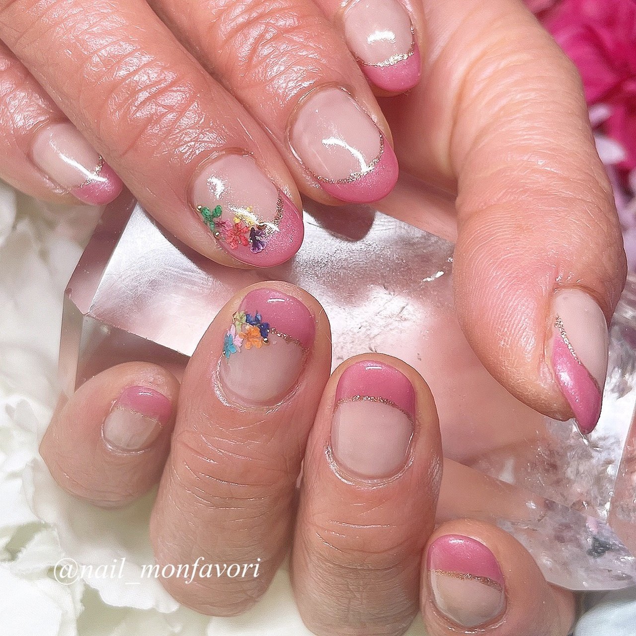 春 オールシーズン オフィス 女子会 ハンド Monfavori モンファボリ のネイルデザイン No ネイルブック