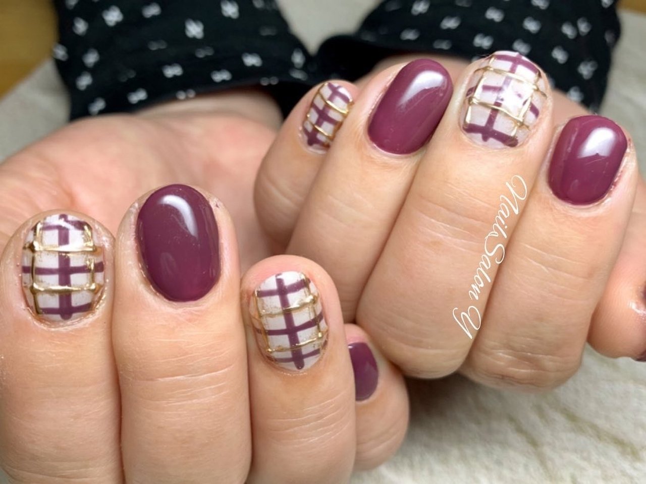 冬 バレンタイン オフィス ハンド シンプル Nailsalon Yのネイルデザイン No ネイルブック