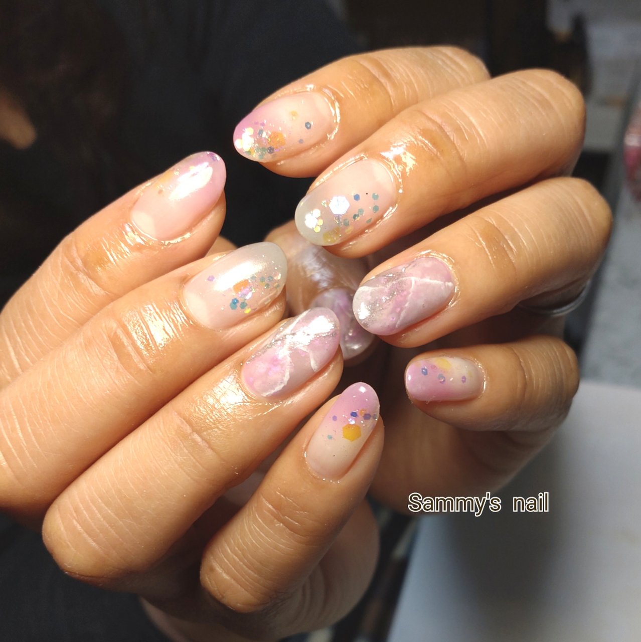 春 オフィス デート 女子会 ハンド Sammy S Nailのネイルデザイン No ネイルブック