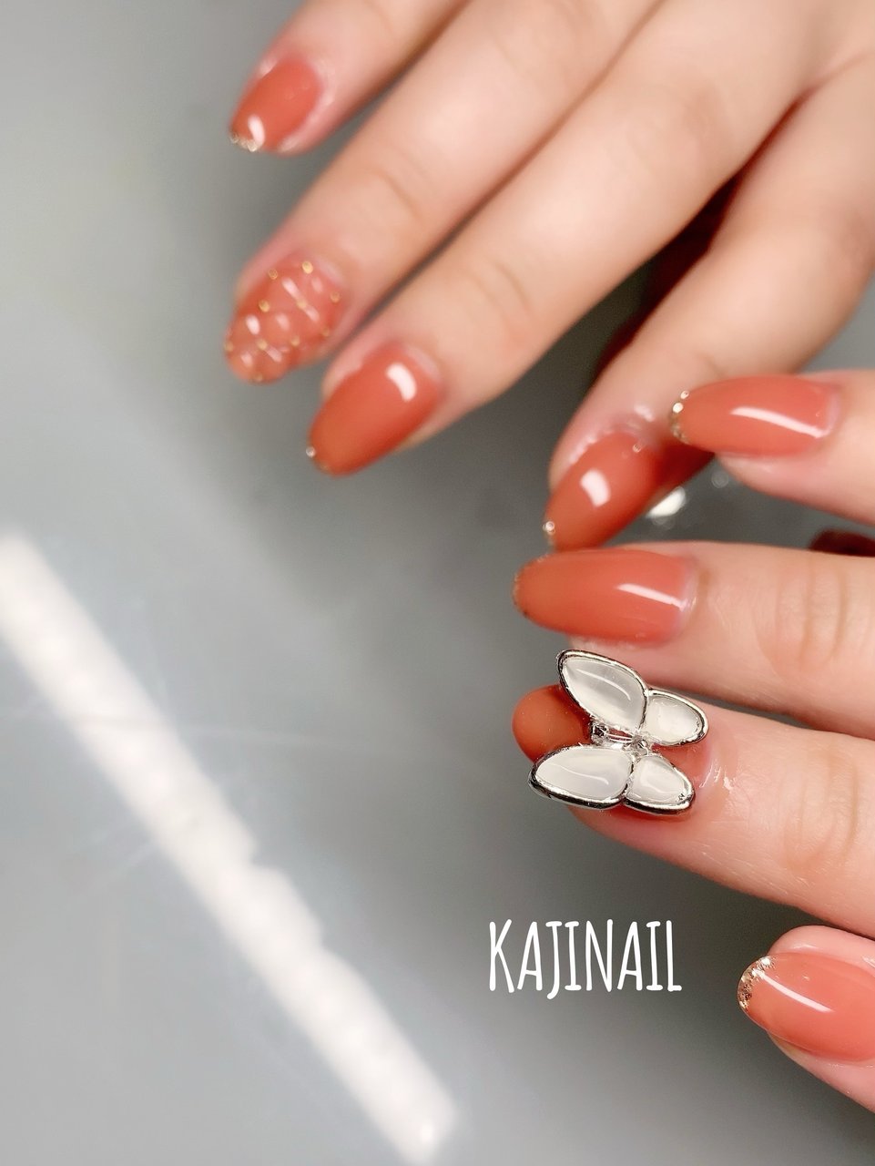 春 秋 オールシーズン ハンド シンプル Kajinailのネイルデザイン No ネイルブック