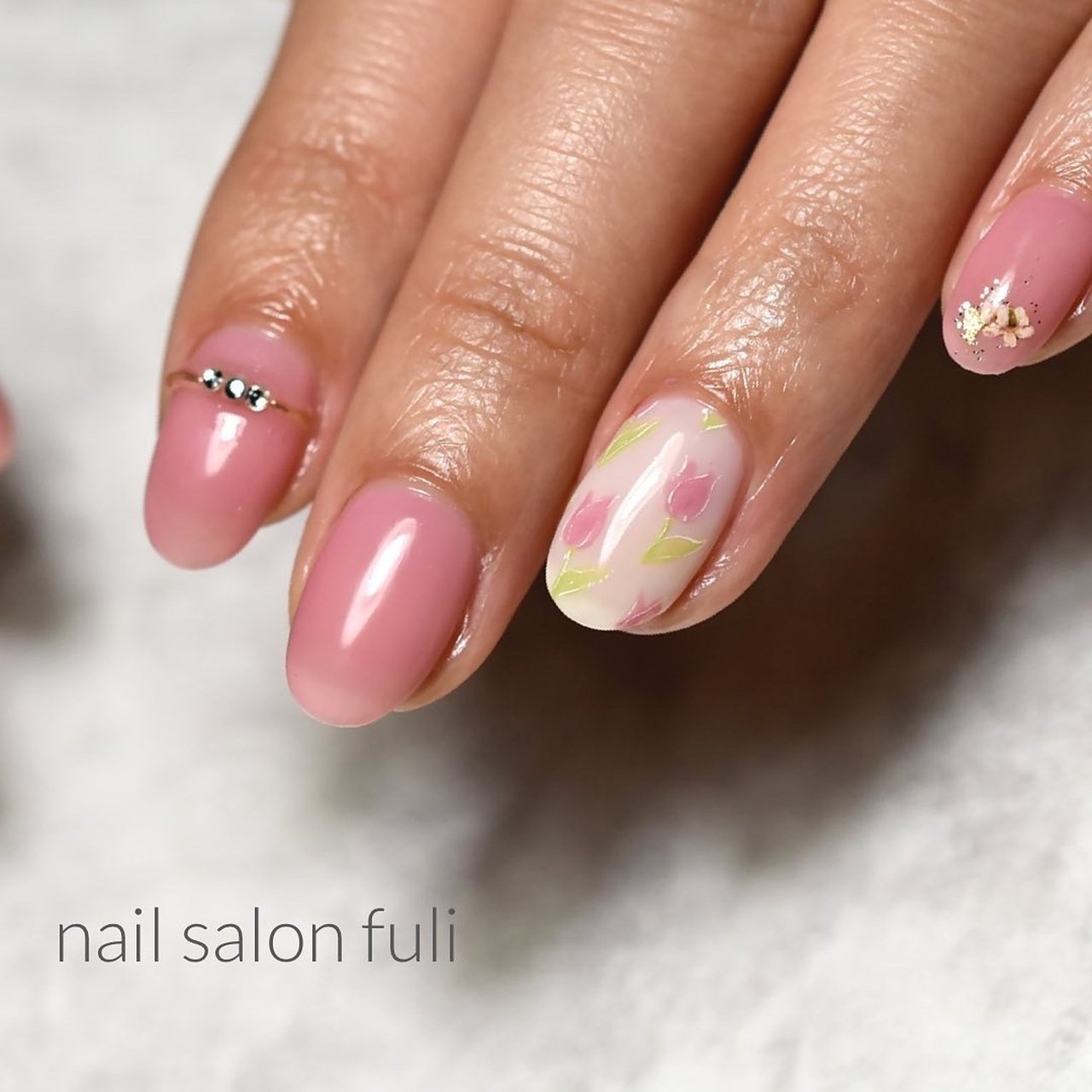 春 入学式 オフィス デート ハンド Nail Salon Fuliのネイルデザイン No ネイルブック