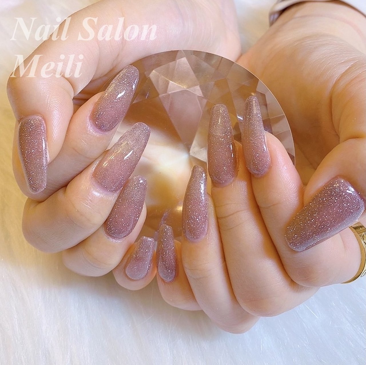 オールシーズン ハンド シンプル ロング ピンク Nail Salon Meili 埼玉日進のネイルデザイン No ネイルブック