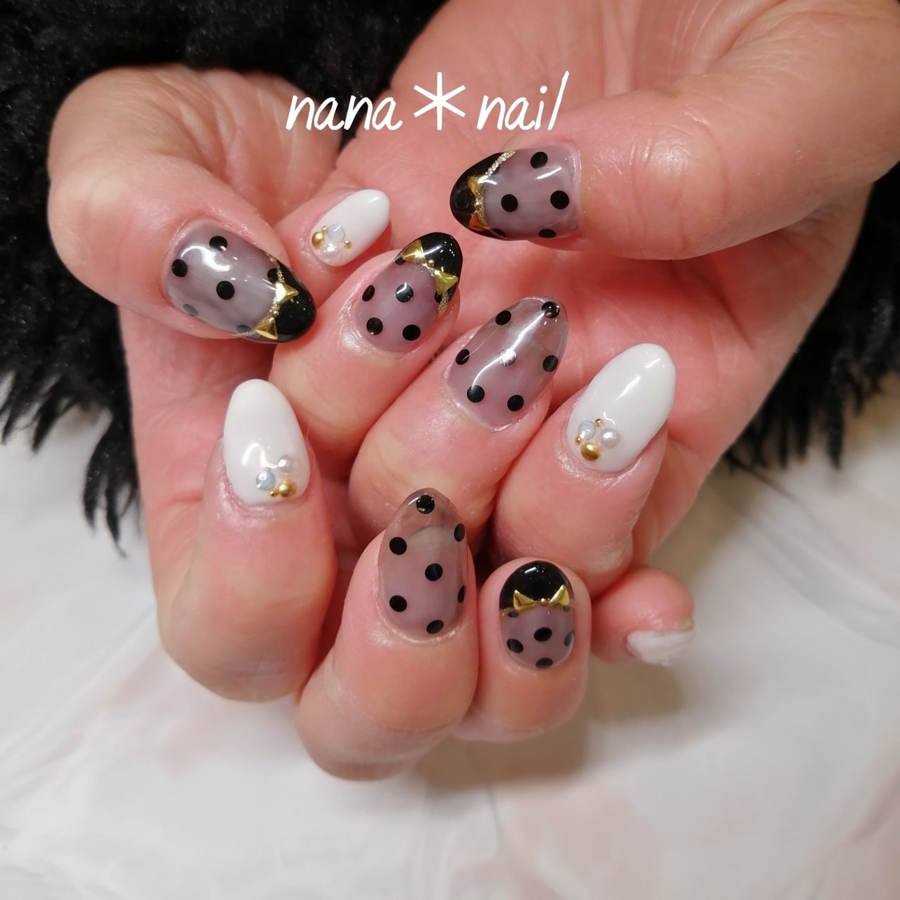 オールシーズン 卒業式 女子会 ハンド シースルー Nana Nailのネイルデザイン No ネイルブック