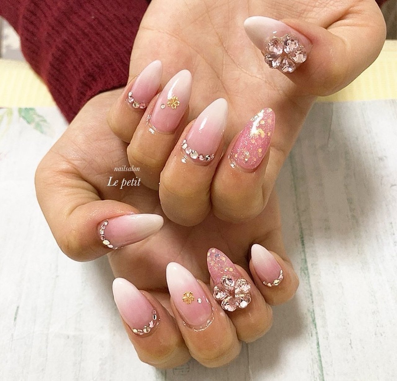 春 卒業式 入学式 デート ハンド Nailslon Le Petitのネイルデザイン No ネイルブック