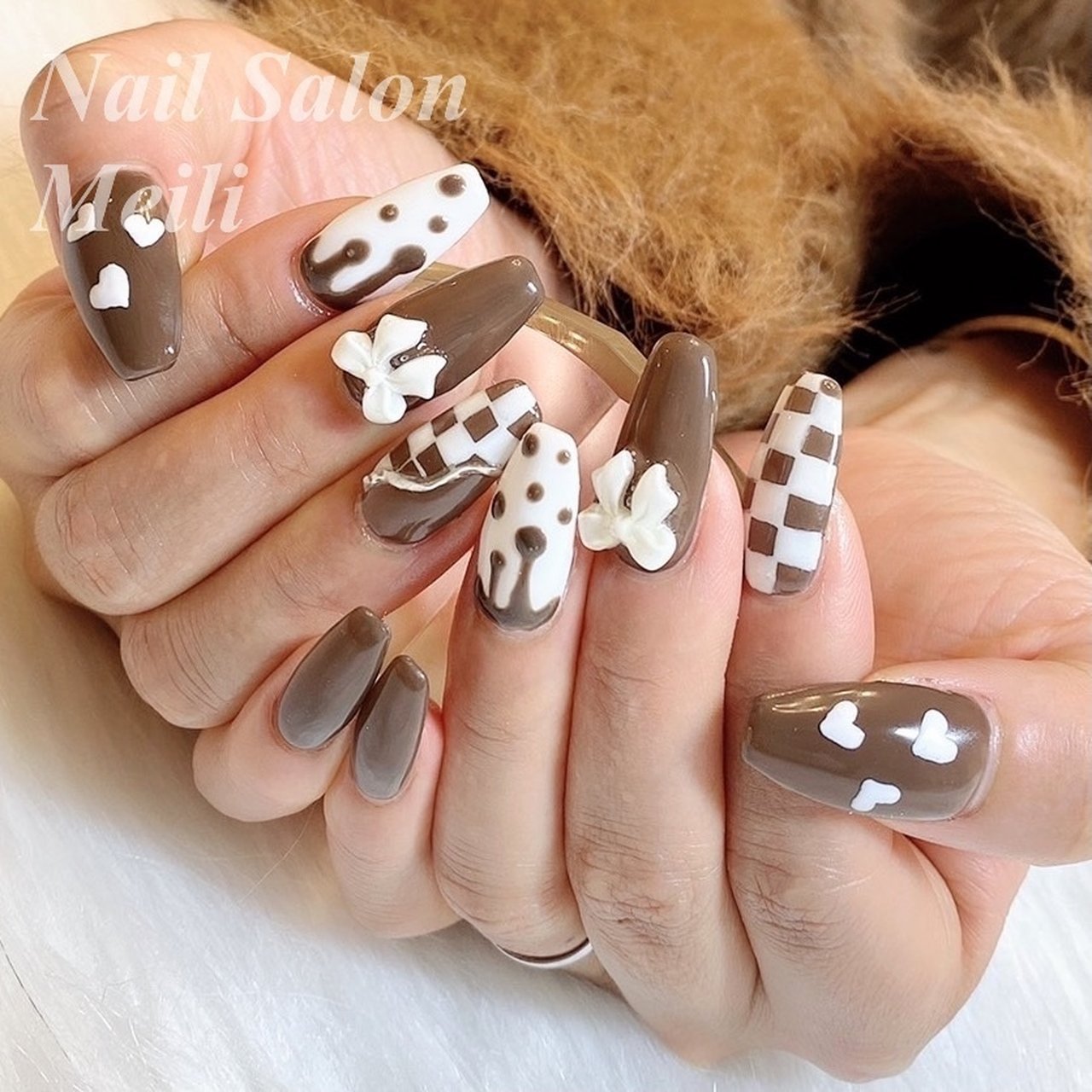 オールシーズン ハンド シンプル ロング ホワイト Nail Salon Meili 埼玉日進のネイルデザイン No ネイルブック