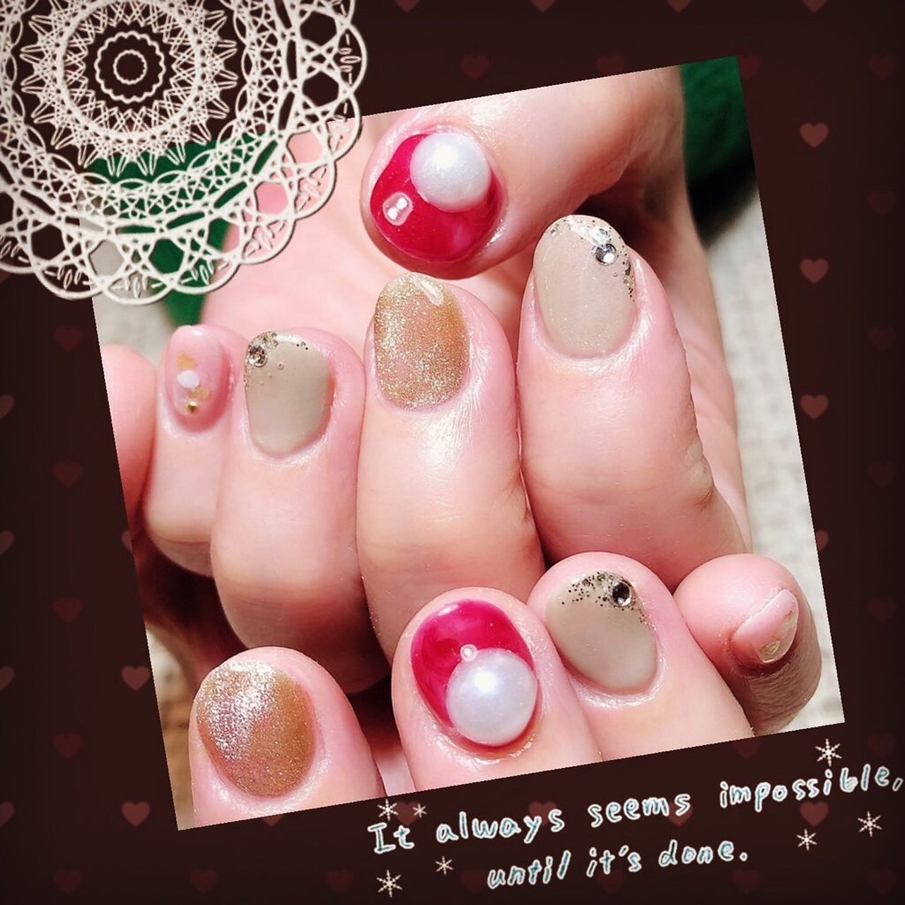 クリスマス パーティー デート 女子会 ハンド Mioumodeのネイルデザイン No ネイルブック