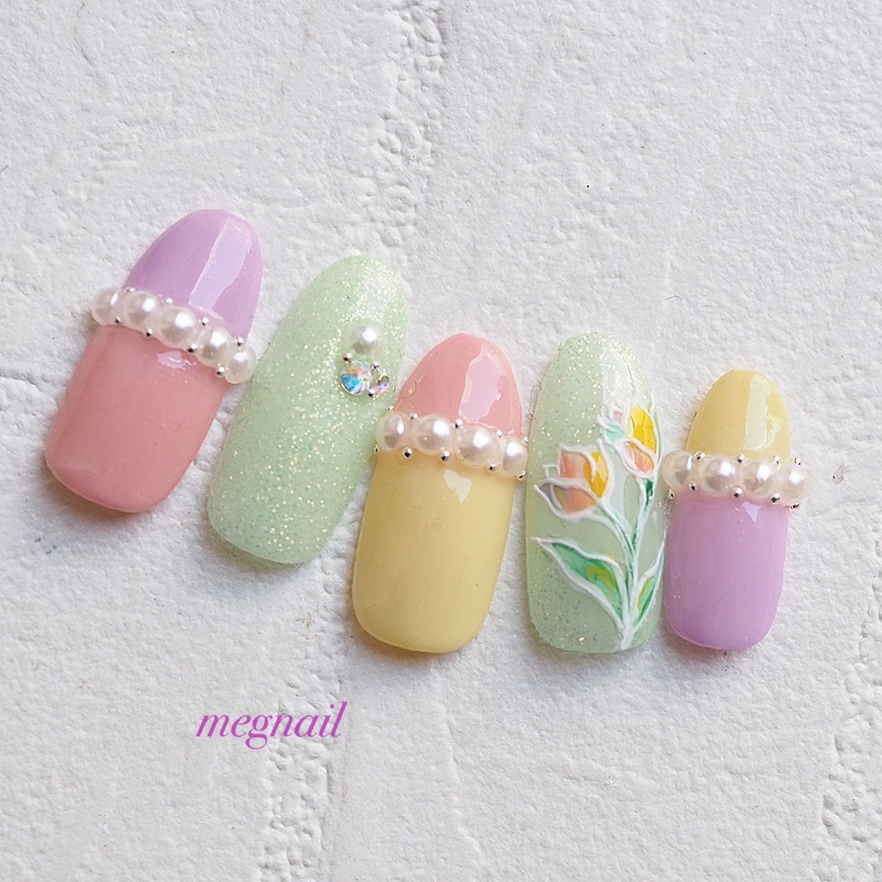 春 旅行 デート 女子会 ハンド Megnailのネイルデザイン No ネイルブック