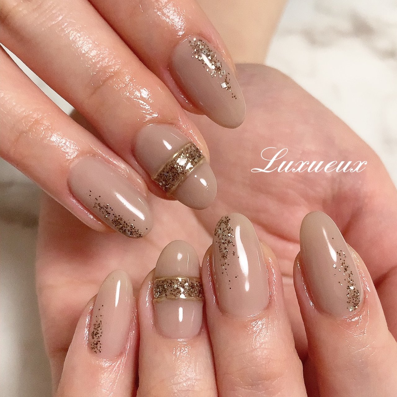 春 秋 オールシーズン オフィス ハンド Private Salon Luxueux リュクシュー のネイルデザイン No ネイル ブック