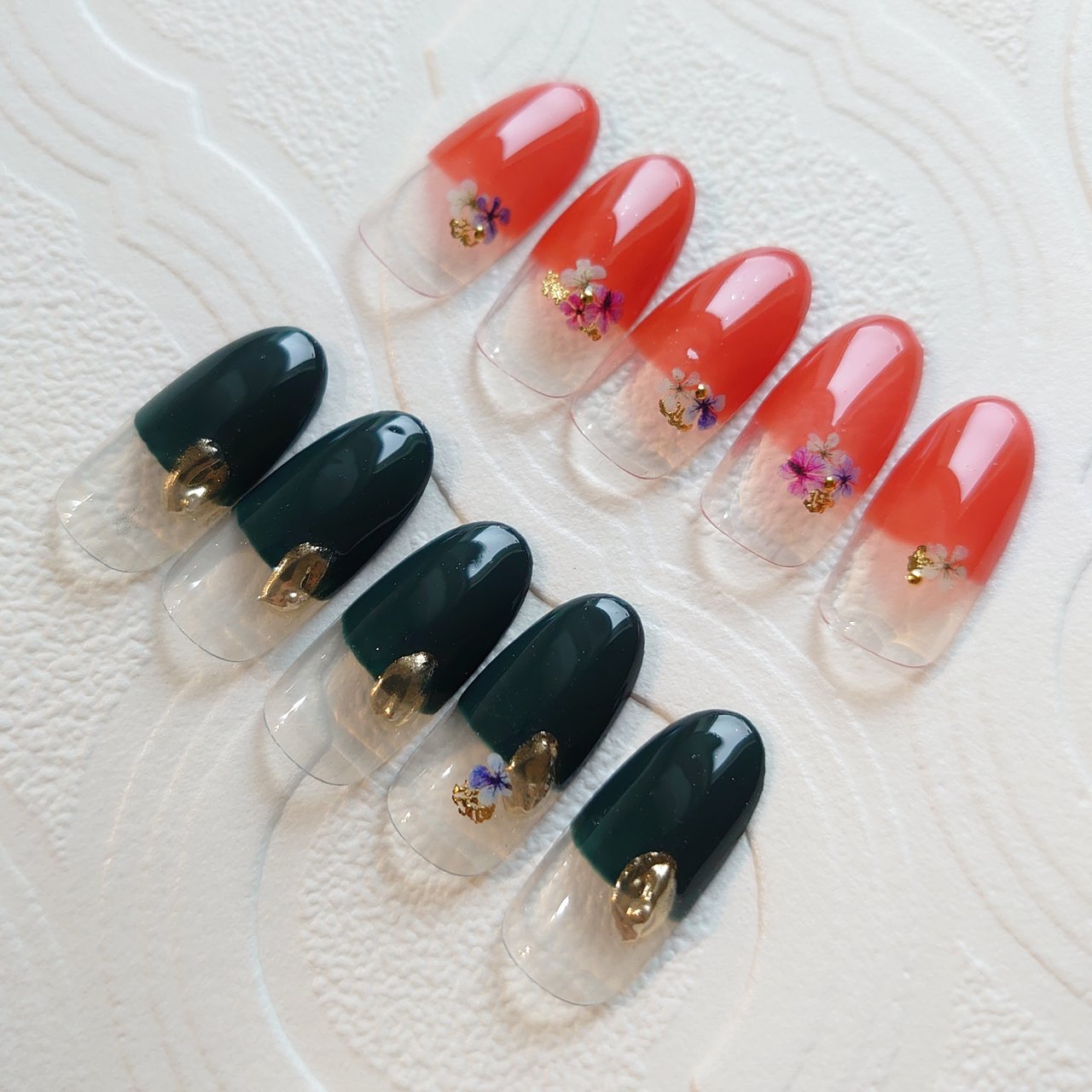 春 女子会 ハンド フレンチ フラワー Nail Lounge Sakuraのネイルデザイン No ネイルブック