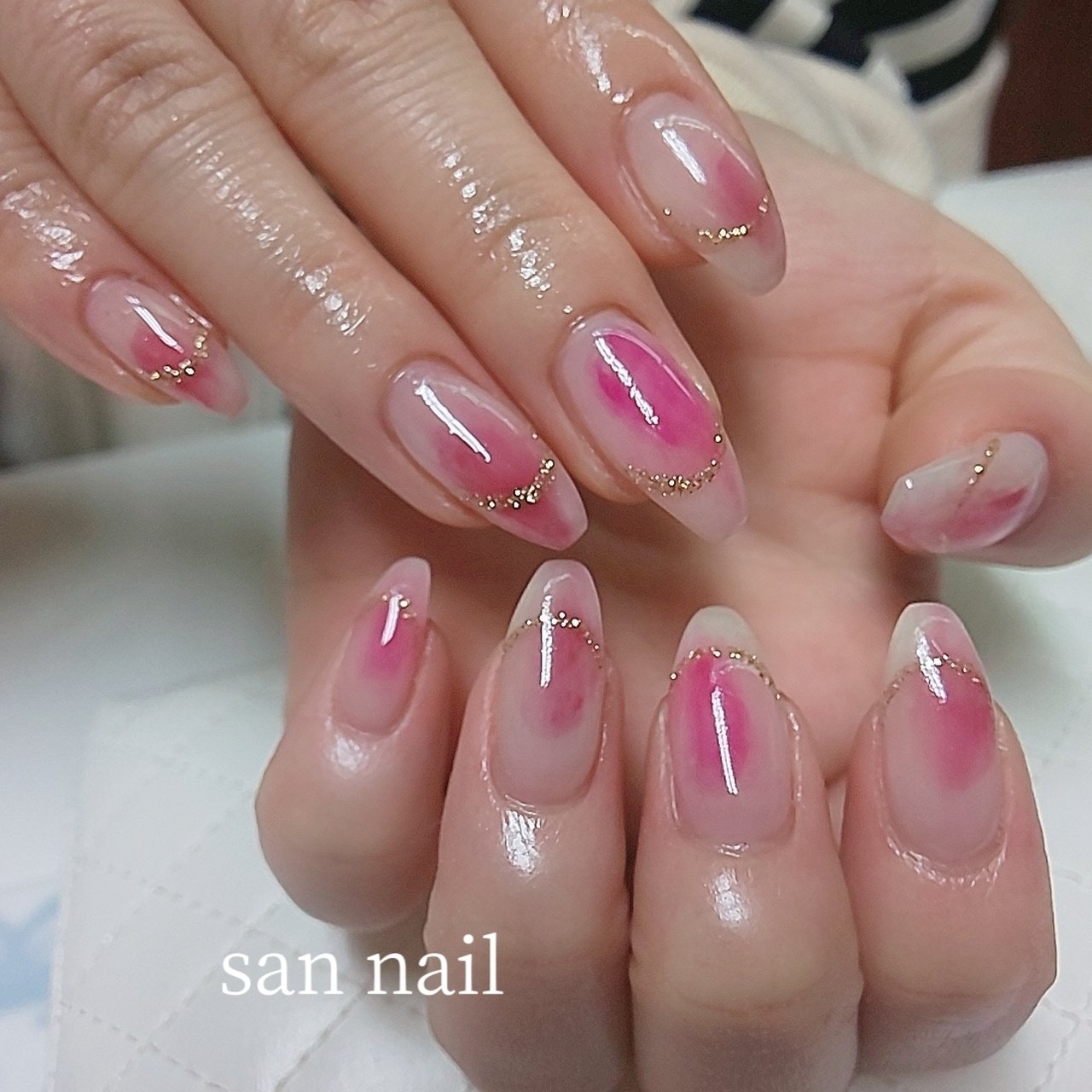 春 オールシーズン デート 女子会 ハンド San Nailのネイルデザイン No ネイルブック