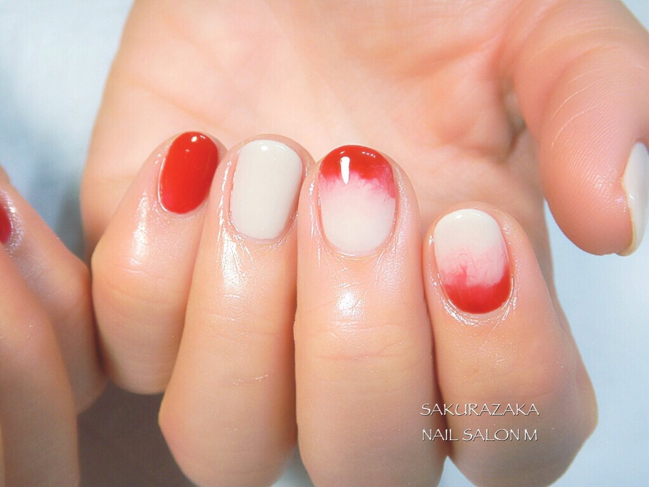オールシーズン ハンド グラデーション ニュアンス ショート 桜坂ネイルサロンmのネイルデザイン No ネイルブック