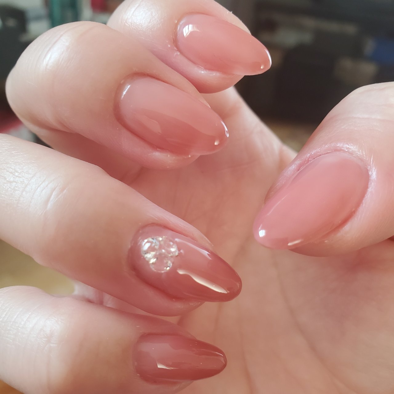 シンプル ワンカラー ジェルネイル セルフネイル ゆみのネイルデザイン No ネイルブック