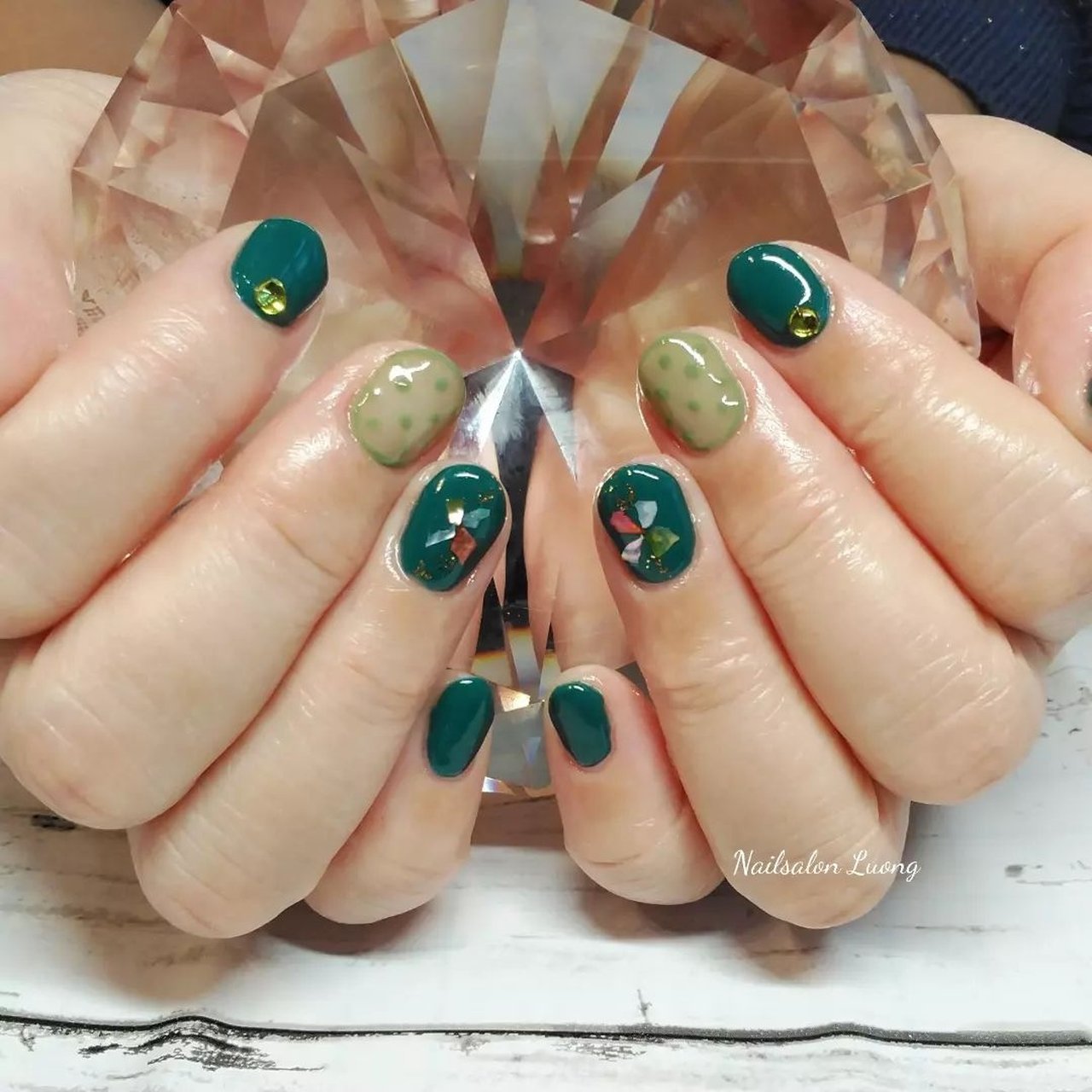 オールシーズン オフィス デート 女子会 ハンド Nailsalon Luongのネイルデザイン No ネイルブック