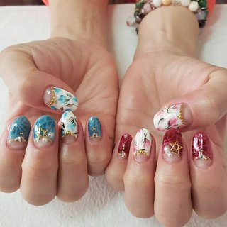逆フレンチネイルのネイルデザイン ネイルブック